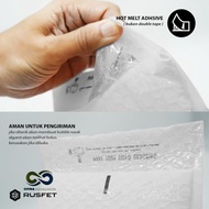 BUBBLE ENVELOPE - BUBBLE MAILER - BUBBLE PACKING HELLO WHITE MATTE - 12 X 18