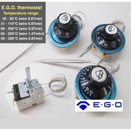 85°C/110°C/200°C/250°C/320°C Germany Designed E.G.O. Capillary Thermostat, Adjustable Temperature Co