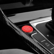 台灣現貨Volkswagen福斯-高爾夫7/7.5專用一鍵啟動貼R/rline/GTI車內改裝飾點火按鈕圈