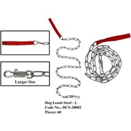 Dog Chain 1.5m Square Chain Stainless Steel Dog Chain Dog Leash