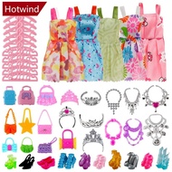 HOTWIND Dress Jewelry for 30cm Doll Accessories Doll Dressing Shoes Bags Doll Clothes Hanger Kids Pr