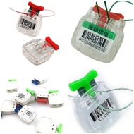 Square barcode seal, QR code lead seal, plastic meter lock, water meter, gas meter, pressure gauge l
