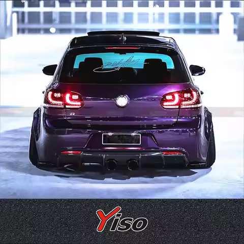 Suitable for GOLF 6 GTI R20 R Modified encirclement GOLF 6 GTI R20 R Carbon fiber GOLF 6 Reife Rear 