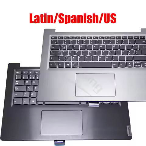 Spanish Latin Keyboard for Lenovo Ideapad S145-14 S145-14IWL Laptop Palmrest Topcase