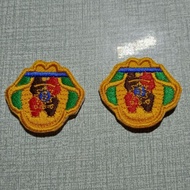 Collar Pin Computerized Embroidered Patch