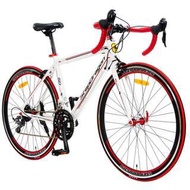 【StepDragon】SRA-240 影武者 日本Shimano 24速 鋁合金彎把公路車(白紅)-特價:9000元【台中-大明自行車】