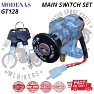 MODENAS GT GT128 MAIN SWITCH SET FULL SET KUNCI KEY SET -LIMITED STOCK-