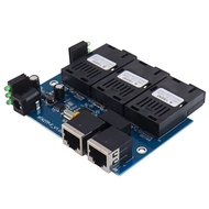 PCB Media Converter Fiber 2 FO SC Port 4 LAN Rj45 Optical Optical 6 SC 2 RJ45 Transceiver Ethernet Switch 4 Port with Adapter