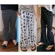 70-150cm Girl'S Fashion Wild Flared Pants Summer Ice Silk Thin Section Of Small And Medium-Sized Gir