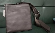 Zegna 深棕色單肩包