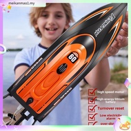 HXJRC HJ812 2.4G 4CH RC Boat High Speed LED Light Speedboat Waterproof 25km/h Electric Racing Vehicl