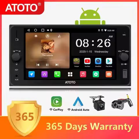 ATOTO 7 inch 2 Din Android Car Screen Radio for Toyota Camry Corolla GPS Navigation Bluetooth CarPla