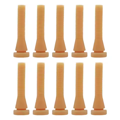 10PCS Poultry Rubber Rod 6cm Chicken Pigeon Quail Rubber Plucking Fingers Plucker Rod Plucking Finge