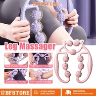Yoga Massage Roller with 9 Wheels Leg Hand Relaxer Gym Equipment Beautiful Leg Ring Clamp Penggelek 