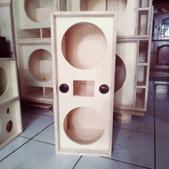 Box speaker 8 inch double + tweeter