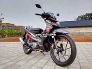 STRIPING STIKER SHOGUN SP 125 TAHUN 2008 2009 HITAM SHOGUN 125 SP HITAM 2009
