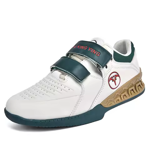 Professional Men Weightlifting shoes Hook Loop Low Top Powerlifting Shoes Composite Training Squat S