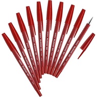 Zebra Oil-based ballpoint pen Rubber 80 Red 10 books B-R-8000-R