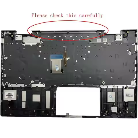 Replacement Laptop Upper Case Palmrest Backlit Keyboard Assembly Part for HP Envy X360 15T-ED100 15-