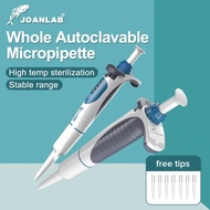 JOANLAB Laboratory Pipette Autoclavable Digital Adjustable Micropipette Lab Equipment With Pipette T