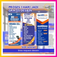 BANNER AGEN BRI BANNER BRILINK SPANDUK BRI SPANDUK BRILINK BALIHO BRILINK (COD) Hemat