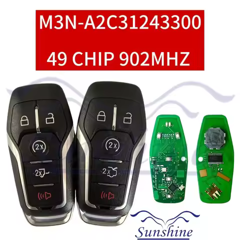 Sunshine car M3N-A2C31243300 For Ford F-150 350 450 550 Edge Explorer Mustang 2015 -2017 Smart key l