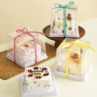 (Pack Of 5/10) Cake Box 4/5/6 Inches Tall