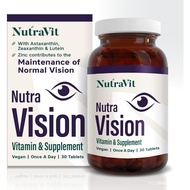 NUTRAVISION - Eye Vitamin Supplement |   Eye care supplement - Eye health supplement - Contains asta