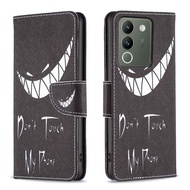 Ready to ship Colored Drawing Pattern Leather Phone Case For vivo Y200 5G/vivo Y200i 5G / Y38 5G/viv
