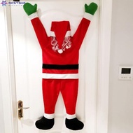 [bestshe] 2024 Christmas Outdoor Decoration Hanging Santa Claus Climbing Santa Yard Decor