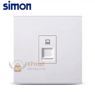 Simon E6 square standard Cat6 single network socket (data socket) 725218