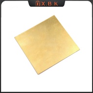 X.B.K Brass Metal Thin Sheet Foil Plate Thi 0.5mm/0.8mm/1mm/2mm 100X100mm DIY Parts SG