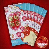 Red envelopes, new envelopes CNY 2026 size 16.5 x 9cm (6 envelopes/pin)