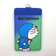 Cute Doraemon Ombre Ezlink Card Holder with Keyring