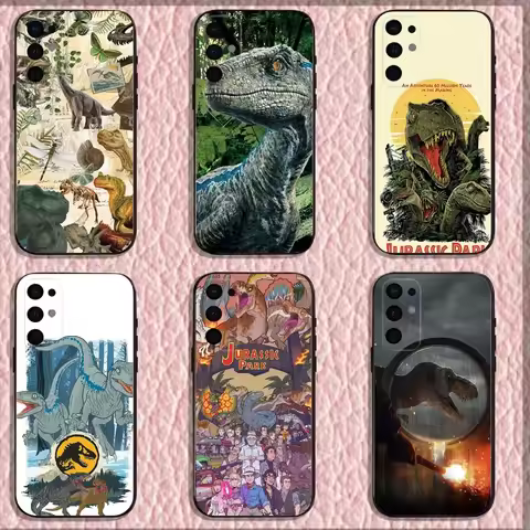 J-Jurassic Park Dinosaur World Phone Case For Samsung S25,S24,S21,S22,S23,S30,Ultra,S20,Plus,Fe,Lite