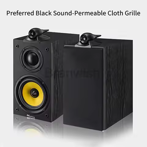 140W High-Power Speaker 6.5-inch Three-Way Bookshelf Speaker 8Ω Hifi Fever Sound Box 2.0 Passive Aud