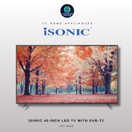 iSONIC 40-INCH LED TV WITH (DVB-T2) ICT-4010