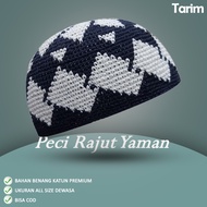 Peci Rajut Yaman Motif ACEH - Rajut Katun Aceh - Rajut Aceh