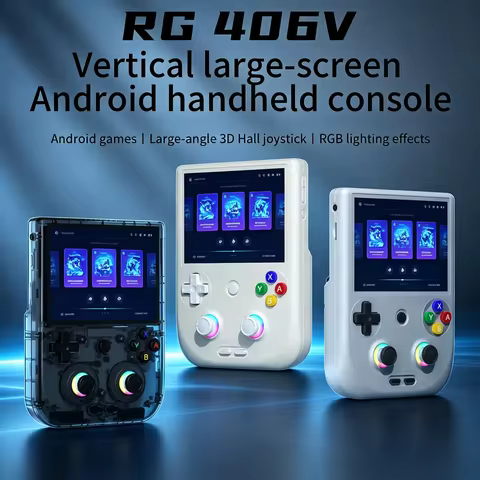 RG406V Support PSP PS1 GBA NDS Arcade Retro Handheld Game Console Video Game Consoles Android13 4 IP