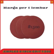 4 Inch Round Sandpaper Grit 1500 Disc Sandpaper