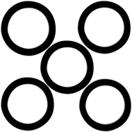 5 Keping Gasket Pengedap Sinki Pembuang Sampah, Penggantian Gasket Pengedap Flange Tanpa Dempul untu