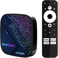 Android 11.0 TV Box, 4G ROM + 32G ROM S905Y4 Quad-Core, Wifi6 /10-1000M LAN 64Bit BT 5.0 H.265 UHD 4