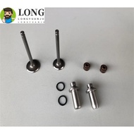 Motorcycle Engine Valve Guide Oil seal Valve Intake Exhaust Stem Valve For GY6150 GY6-150 157QMJ 150