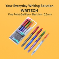 WRITECH 0.5mm Fine Tip Black Gel Pen – Smooth Writing for Office & Study