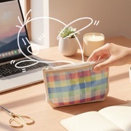 台灣LV-拉鍊包(粉紅格-大)