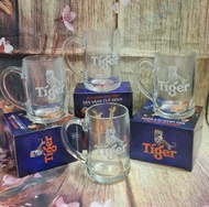 bộ 04 ly thủy tinh uống bia Tiger 450ml - ly thủy tinh uống bia