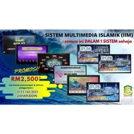 JAM SOLAT DIGITAL DI TV (IIM) + FREE DESING POSTER KULIAH/AKTIVITI