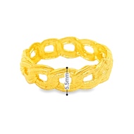 Top Cash Jewellery 916 Gold Big Width Coco Full Ring