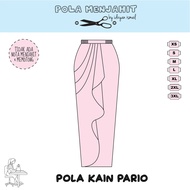 POLA KAIN PARIO | POLA INSTANT PARIO | POLA KAIN DRAPY | POLA KAIN SAHAJA