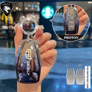 TPU Car Key Cover For Proton S70/X50/X90 Key Case Keyless Smart Entry key Proton Keychain